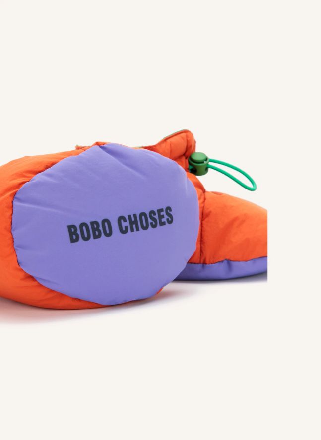 Chaussons Matelassés Duvet de Canard | Orange