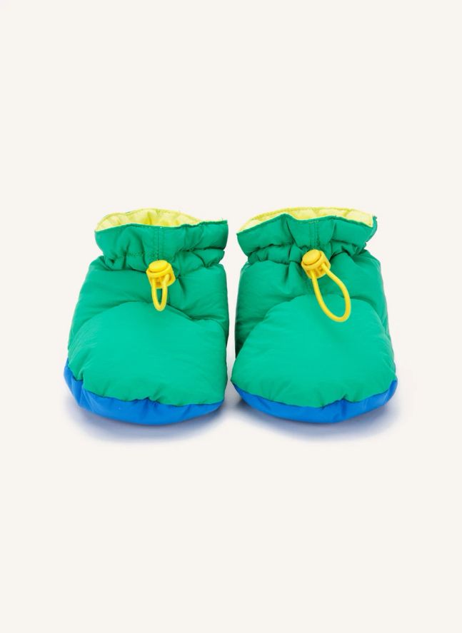 Chaussons Matelassés Duvet de Canard | Vert