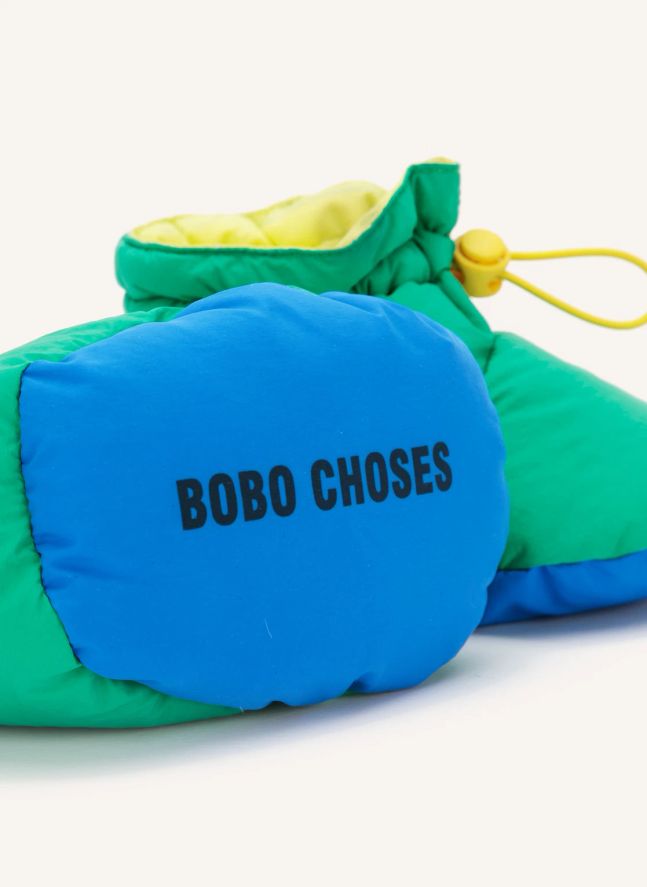 Chaussons Matelassés Duvet de Canard | Vert