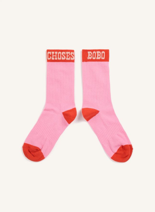 Chaussettes Bobo Choses Coton Bio | Rose
