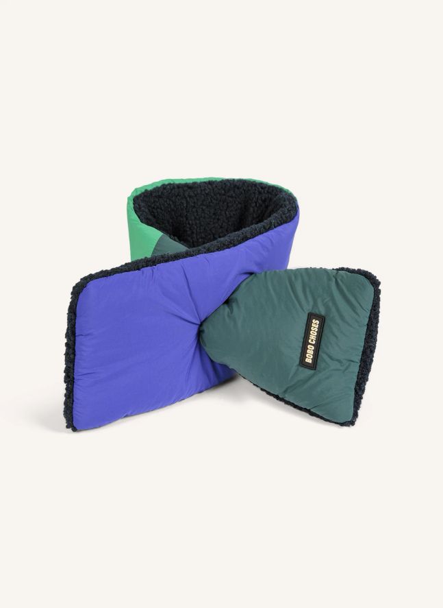 Echarpe Façon Sherpa Fibres Recyclées | Vert