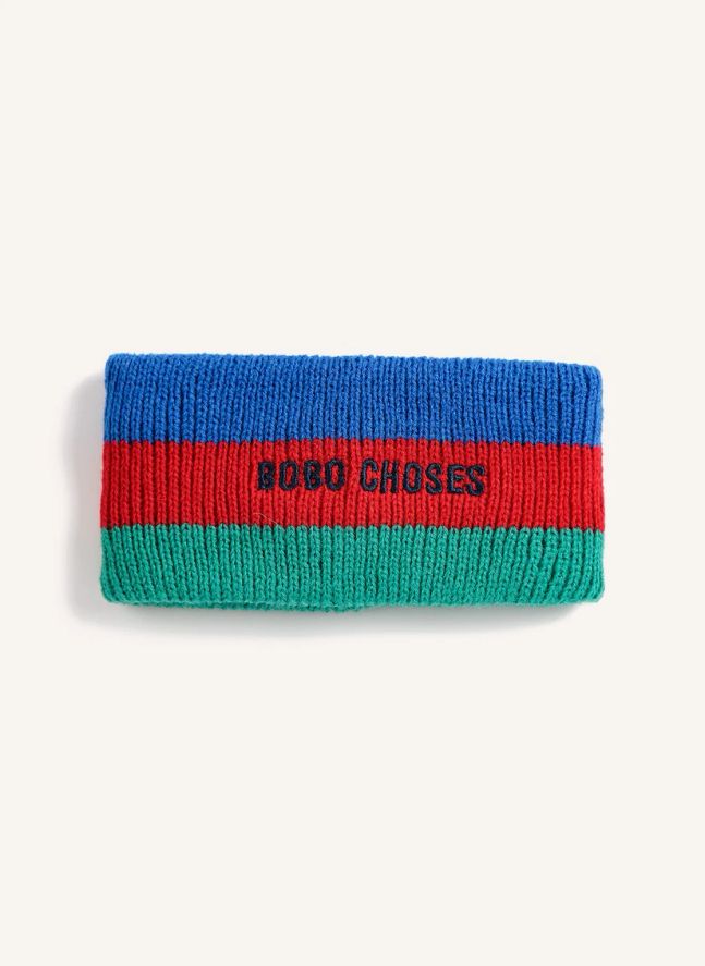 Bandeau de Ski Colorblock Fibres Recyclées | Bleu