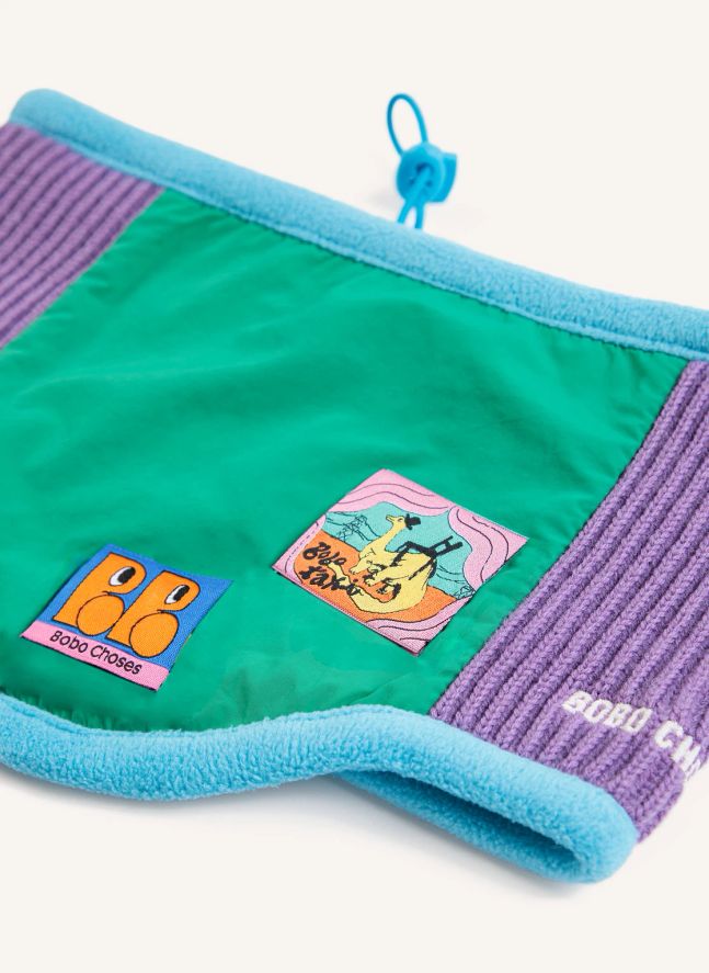 Tour de Cou Fibres Recyclées | Turquoise