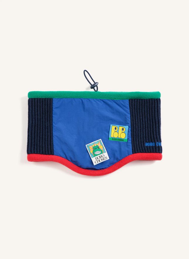 Tour de Cou Fibres Recyclées | Bleu