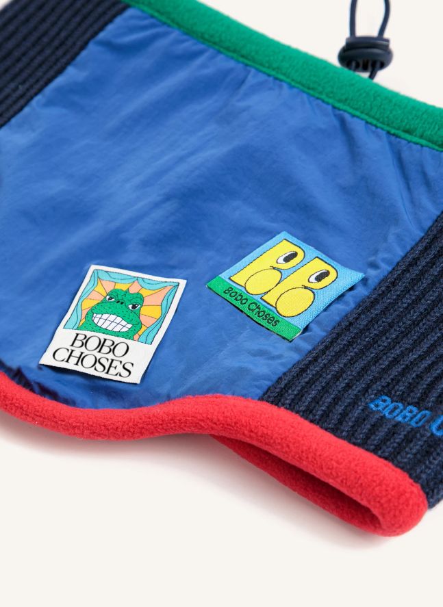 Tour de Cou Fibres Recyclées | Bleu