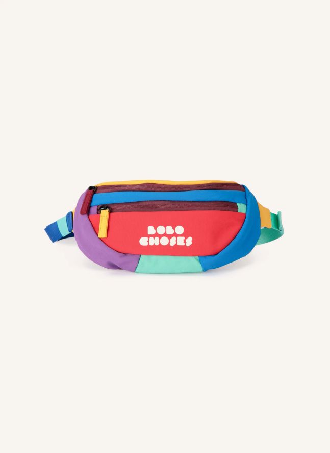 Sac Banane Colorblock | Rouge