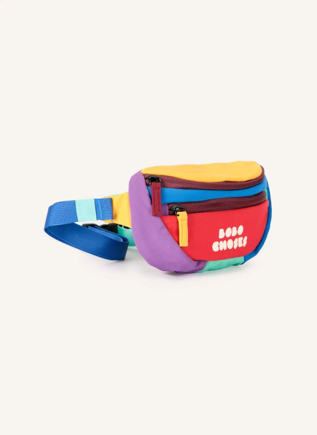 Sac Banane Colorblock | Rouge