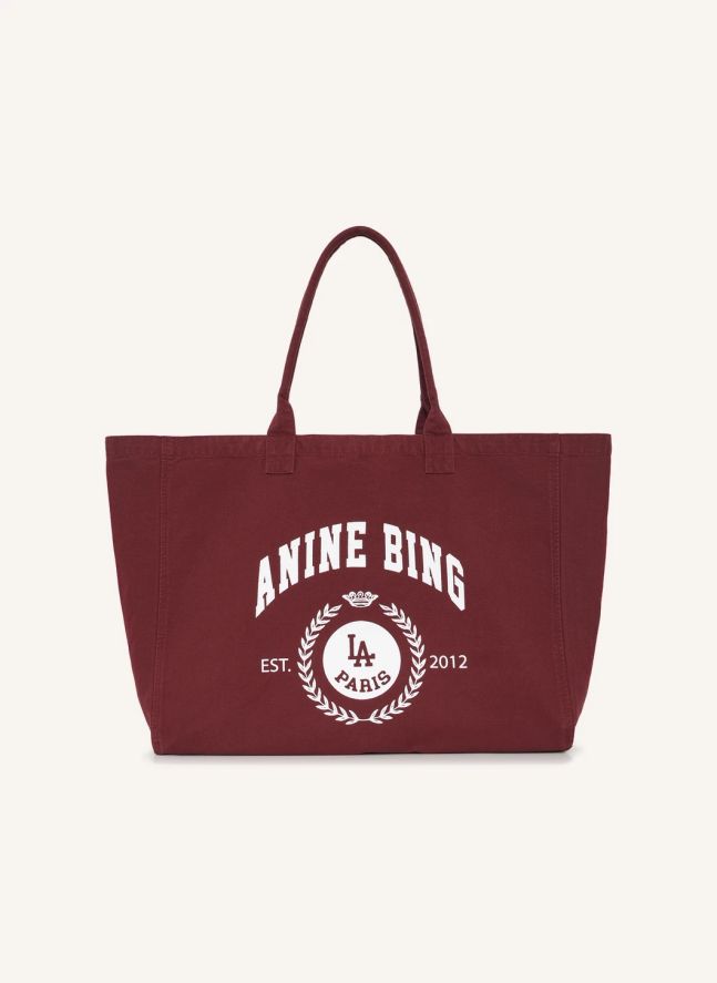 Cabas Leo Canvas | Bordeaux