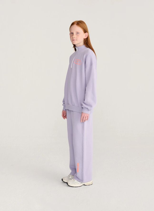 Sweat Zippé B.C. Coton Bio | Lavande