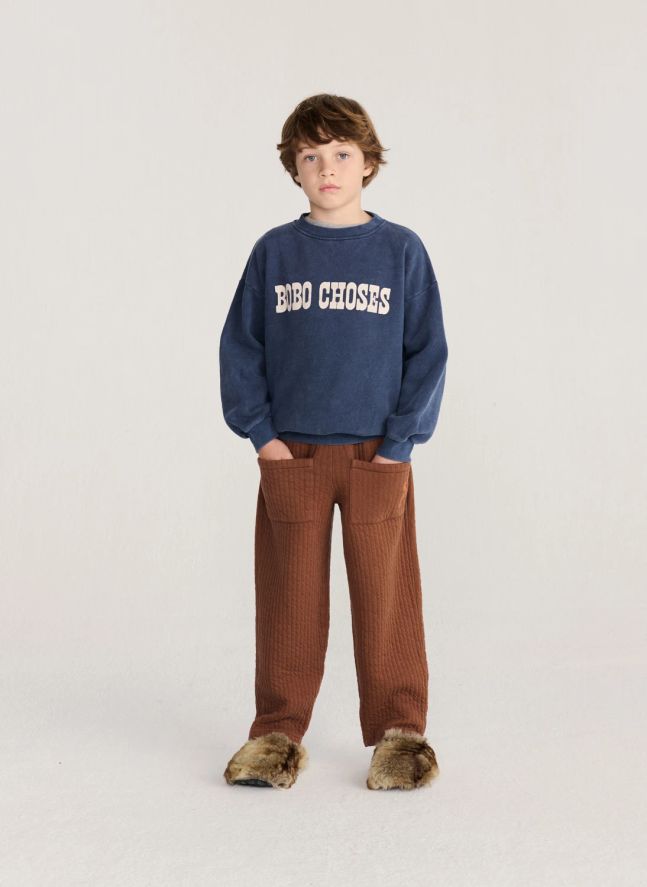Sweat Bobo Choses Coton Bio | Bleu foncé
