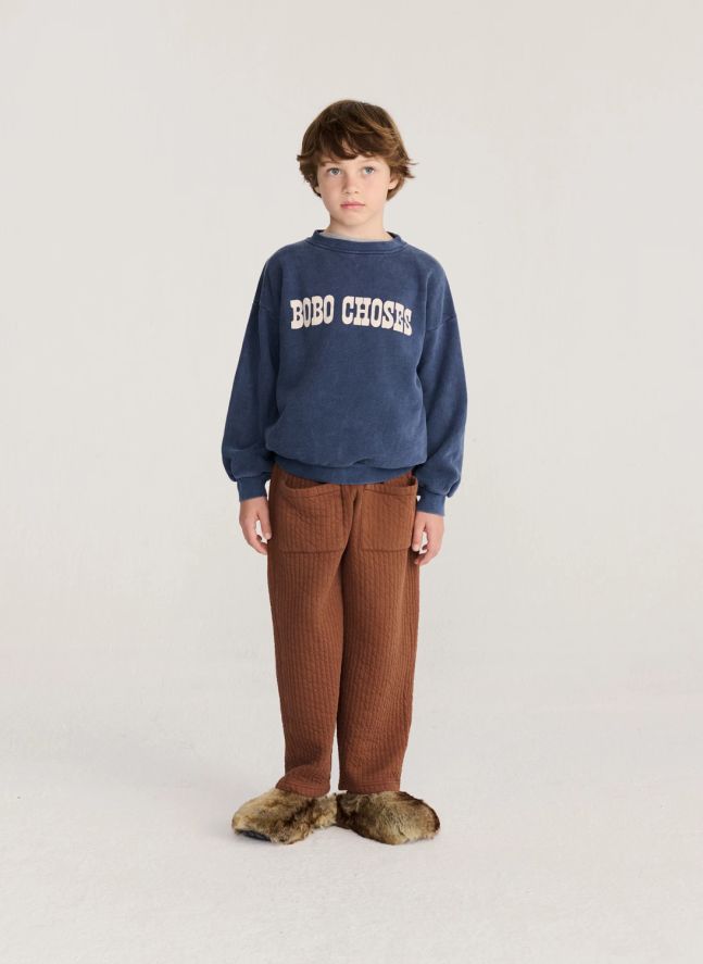 Sweat Bobo Choses Coton Bio | Bleu foncé