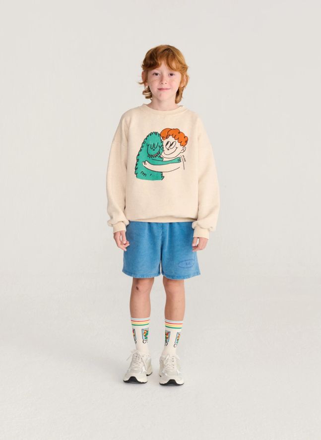 Sweat Monstre Coton Bio | Beige