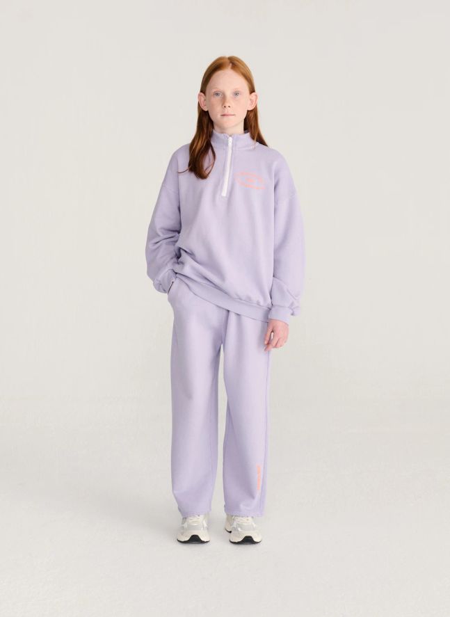 Sweat Zippé B.C. Coton Bio | Lavande
