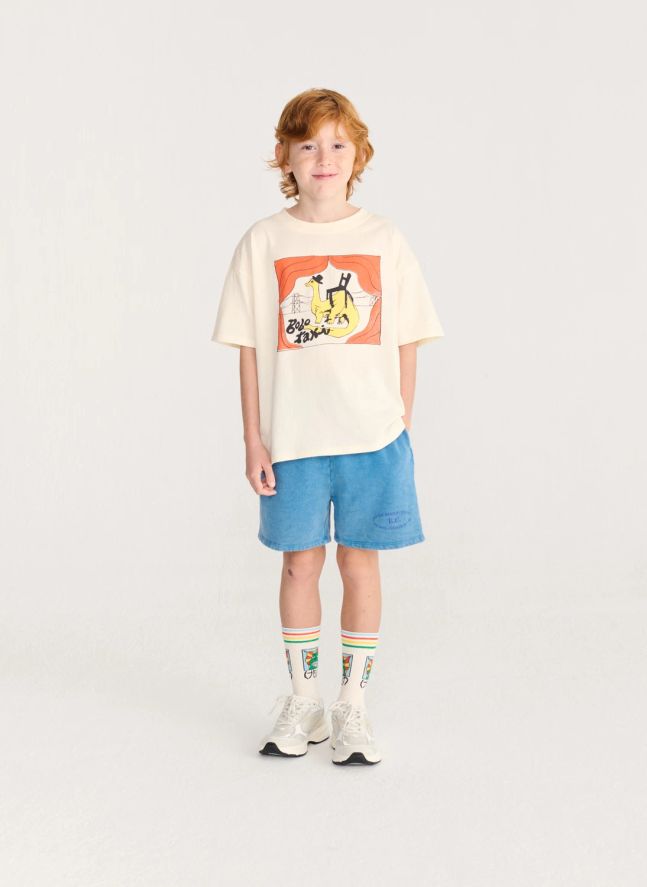 T-shirt Bobo Taxi Coton Bio | Ecru