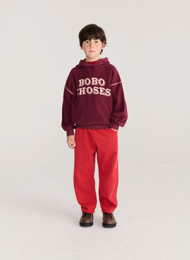 Sweat Capuche Bobo Coton Bio | Bordeaux
