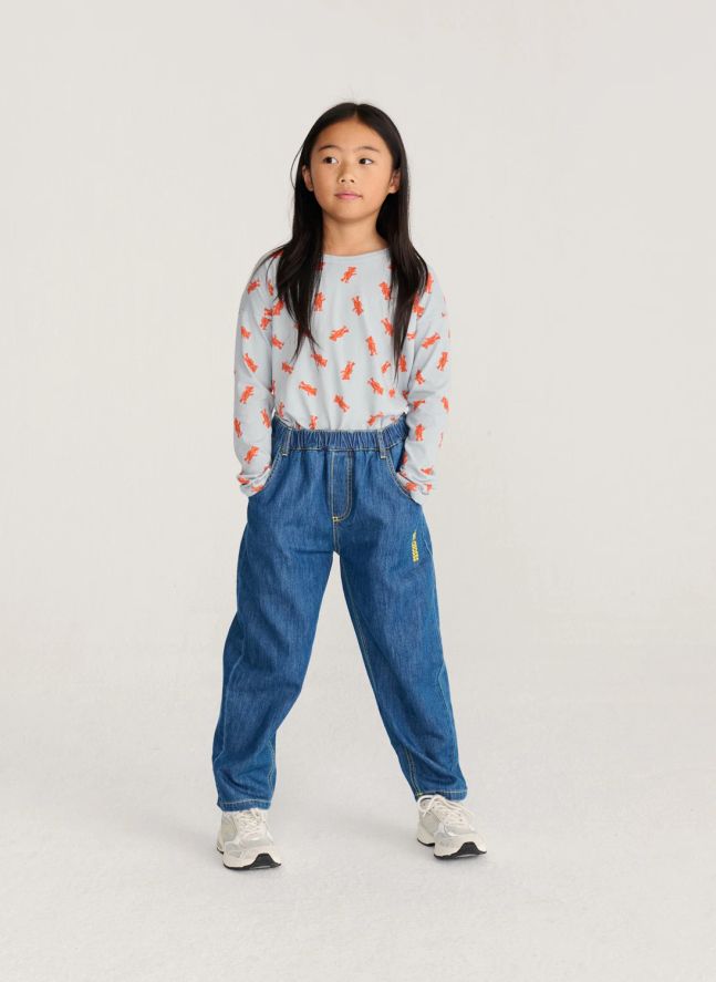 Jean Bobo Choses Coton Bio | Bleu