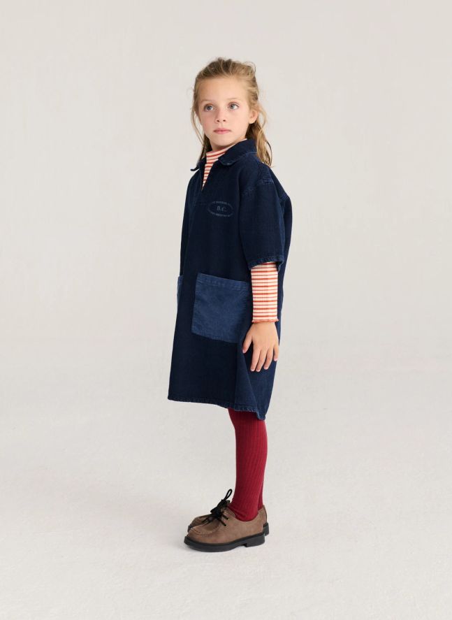 Robe B.C. Denim Coton Recyclé | Bleu foncé