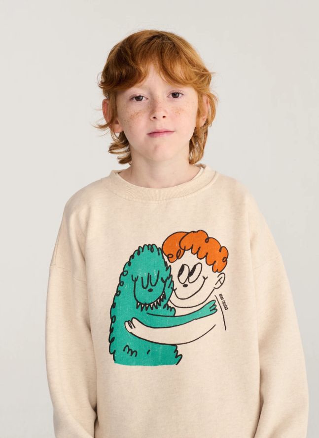 Sweat Monstre Coton Bio | Beige