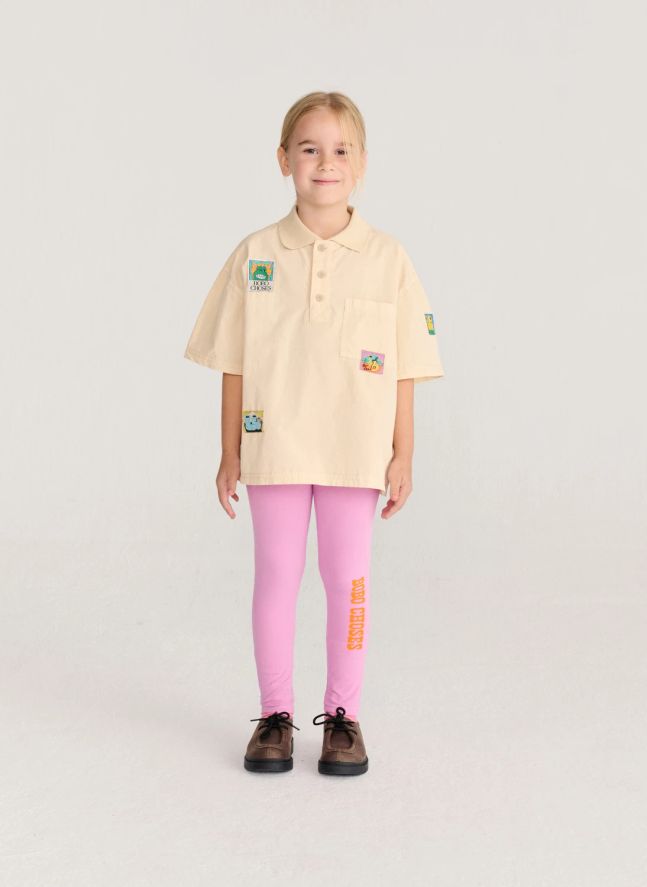 Legging Bobo Choses Coton Bio | Rose