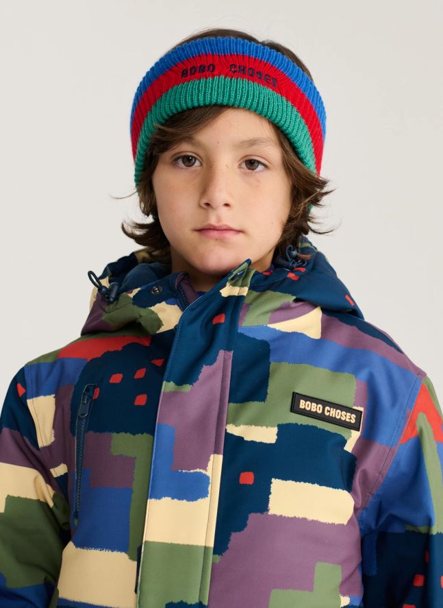 Veste de Ski Camouflage Fibres Recyclées | Kaki