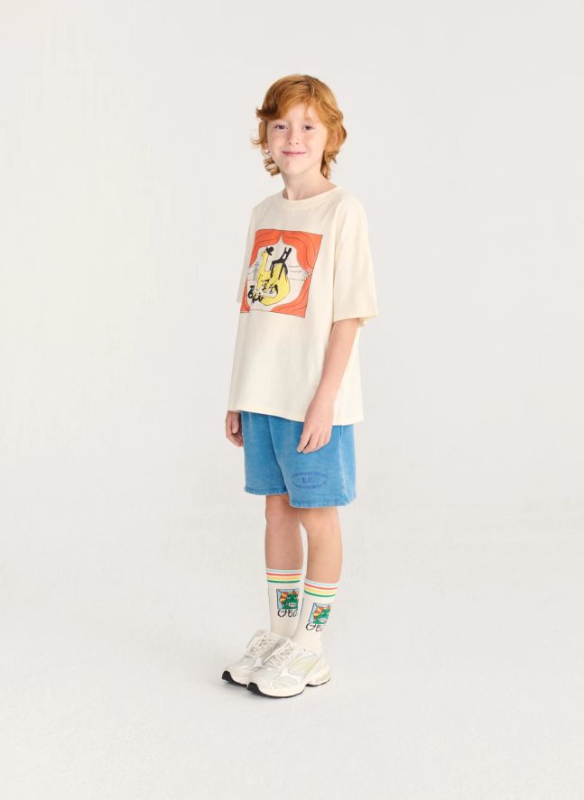 T-shirt Bobo Taxi Coton Bio | Ecru