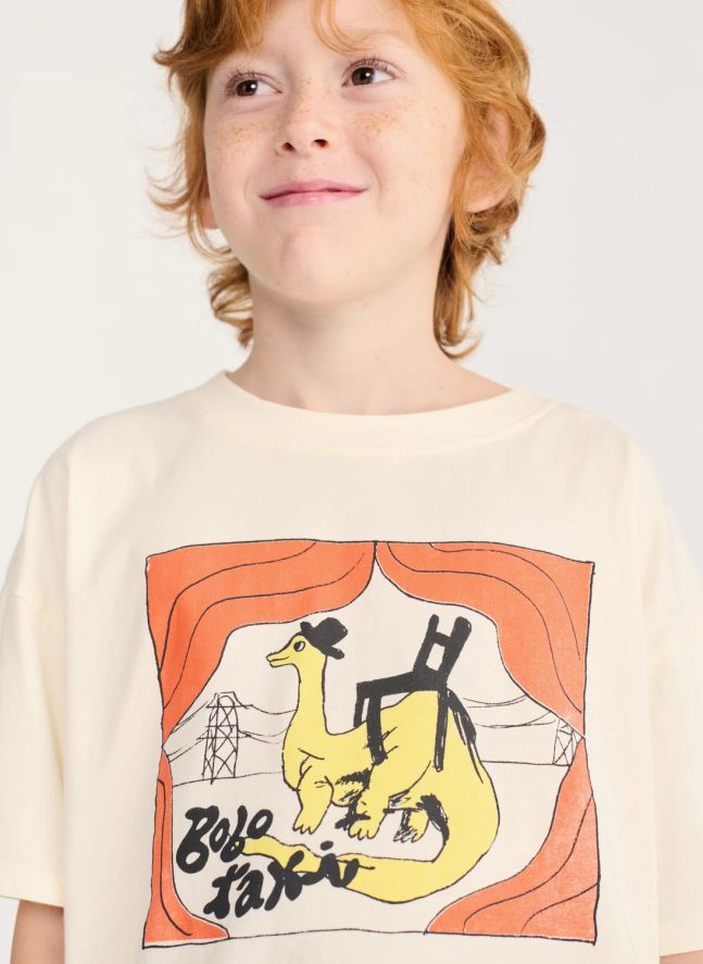 T-shirt Bobo Taxi Coton Bio | Ecru
