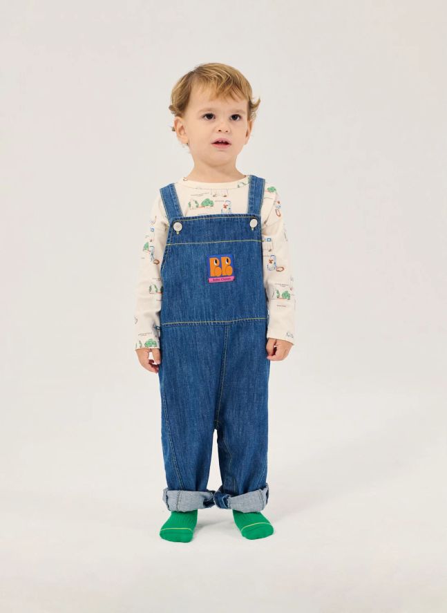 Salopette Denim Coton Bio | Bleu