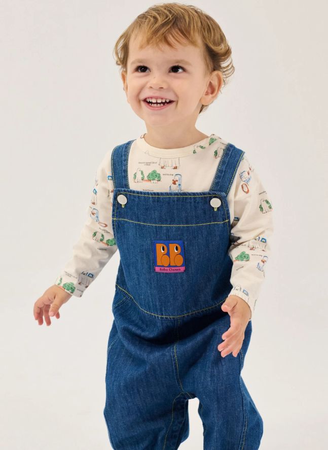 Salopette Denim Coton Bio | Bleu