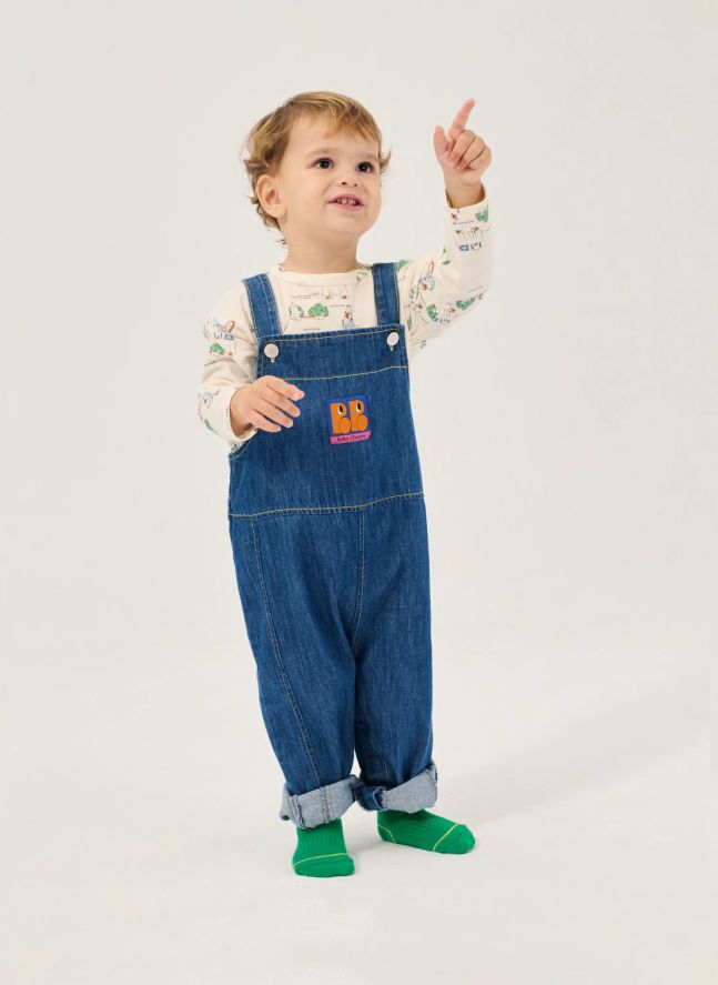 Salopette Denim Coton Bio | Bleu