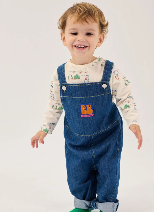 Salopette Denim Coton Bio | Bleu