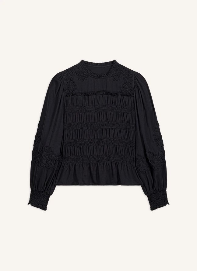 Blouse Haydee Coton | Noir