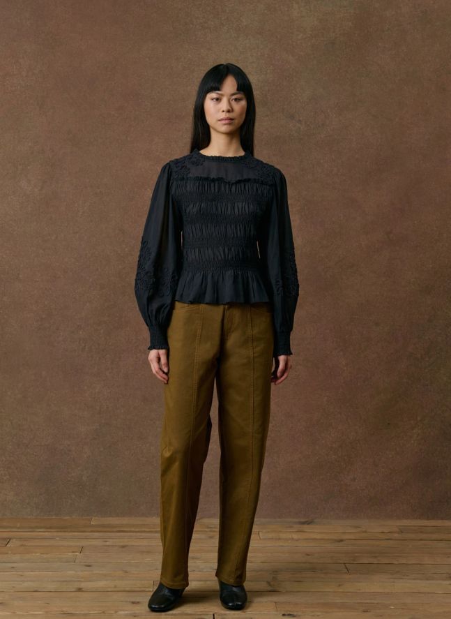 Blouse Haydee Coton | Noir