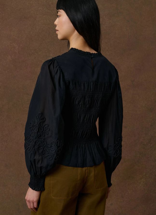 Blouse Haydee Coton | Noir