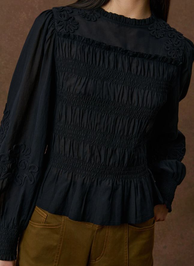 Blouse Haydee Coton | Noir