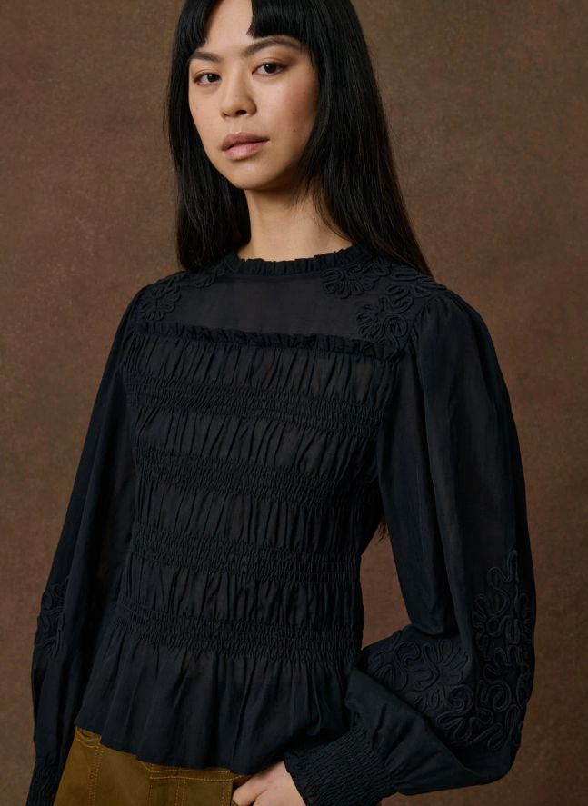 Blouse Haydee Coton | Noir