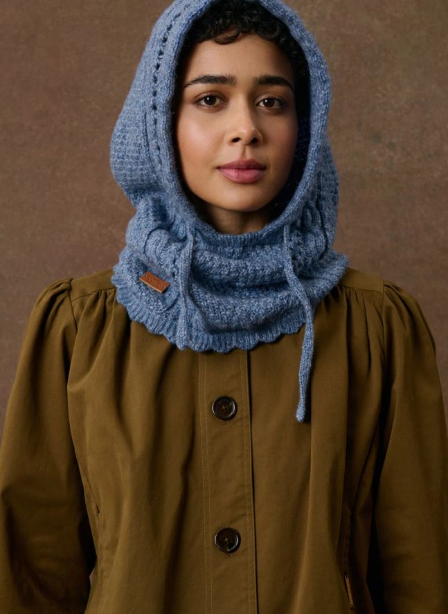 Cagoule Abinou Laine | Bleu