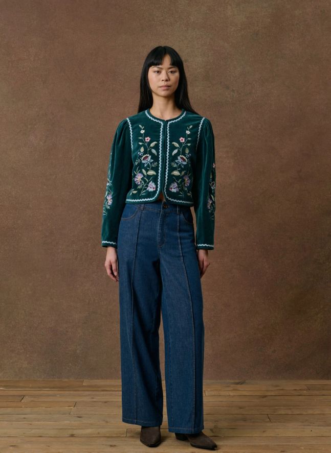 Veste Dora Coton | Vert forêt