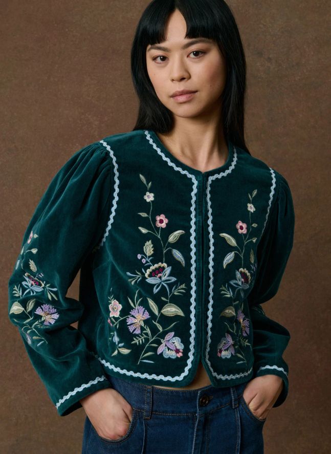 Veste Dora Coton | Vert forêt