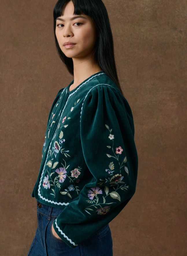 Veste Dora Coton | Vert forêt