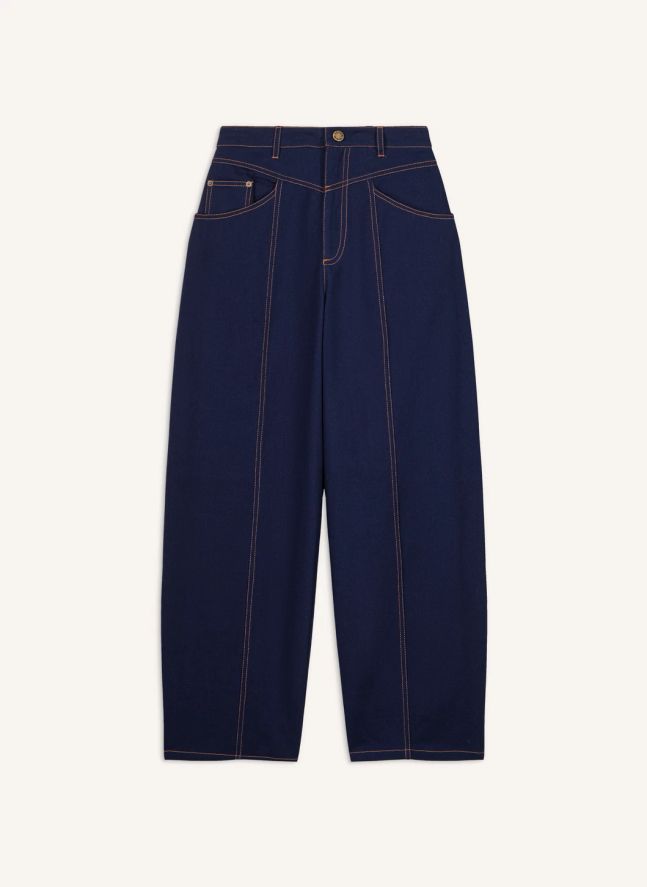Pantalon Almoso Coton | Bleu marine