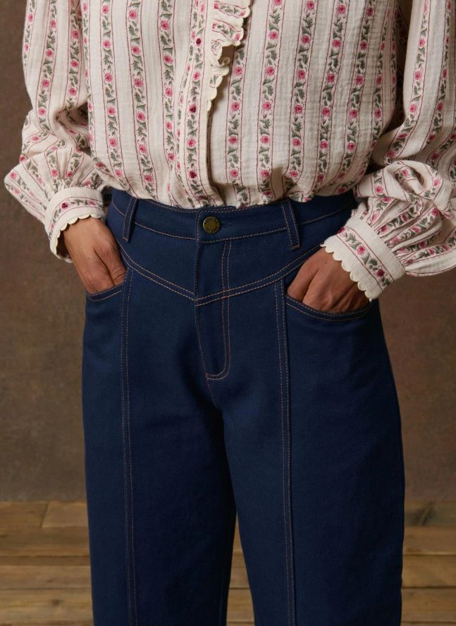 Pantalon Almoso Coton | Bleu marine