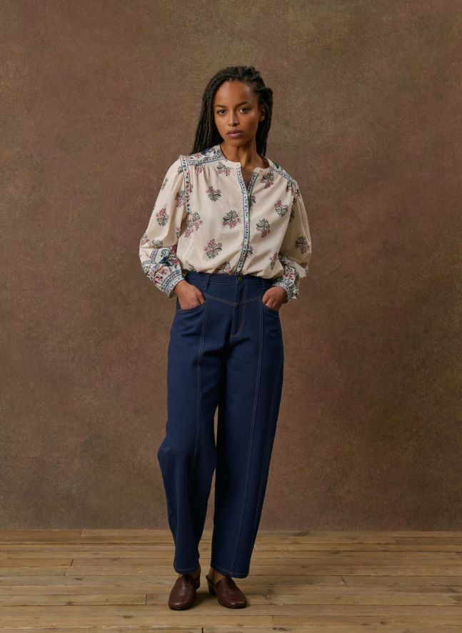 Pantalon Almoso Coton | Bleu marine