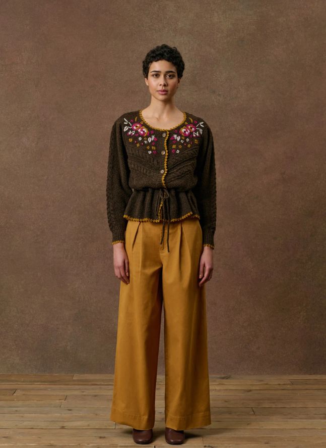 Cardigan Sandya Laine | Terre cuite
