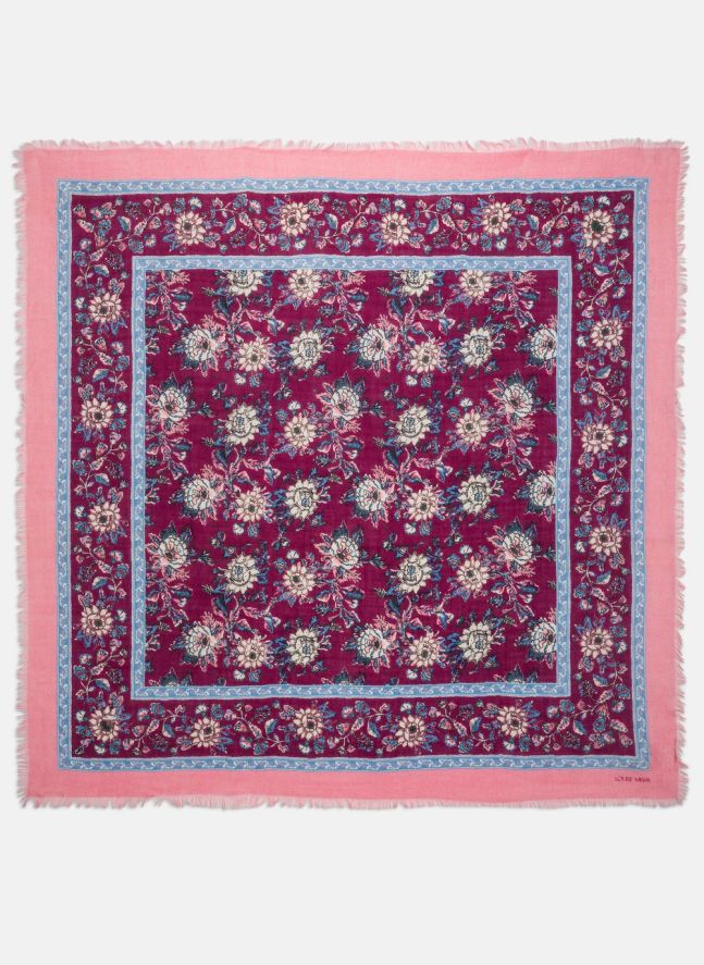 Foulard Mekness Laine | Bordeaux
