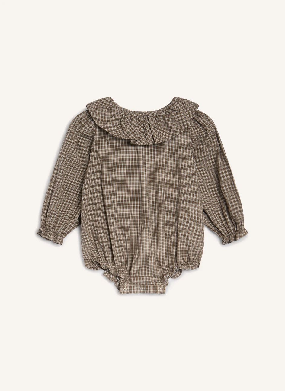 Body Wander Carreaux | Marron- Image produit n°3