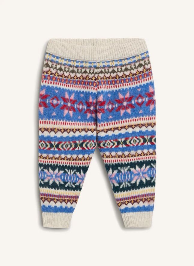 Legging Caia Jacquard Fibres Recyclées | Bleu