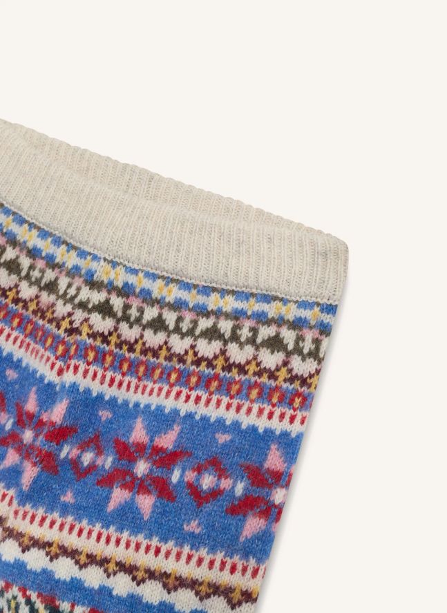 Legging Caia Jacquard Fibres Recyclées | Bleu