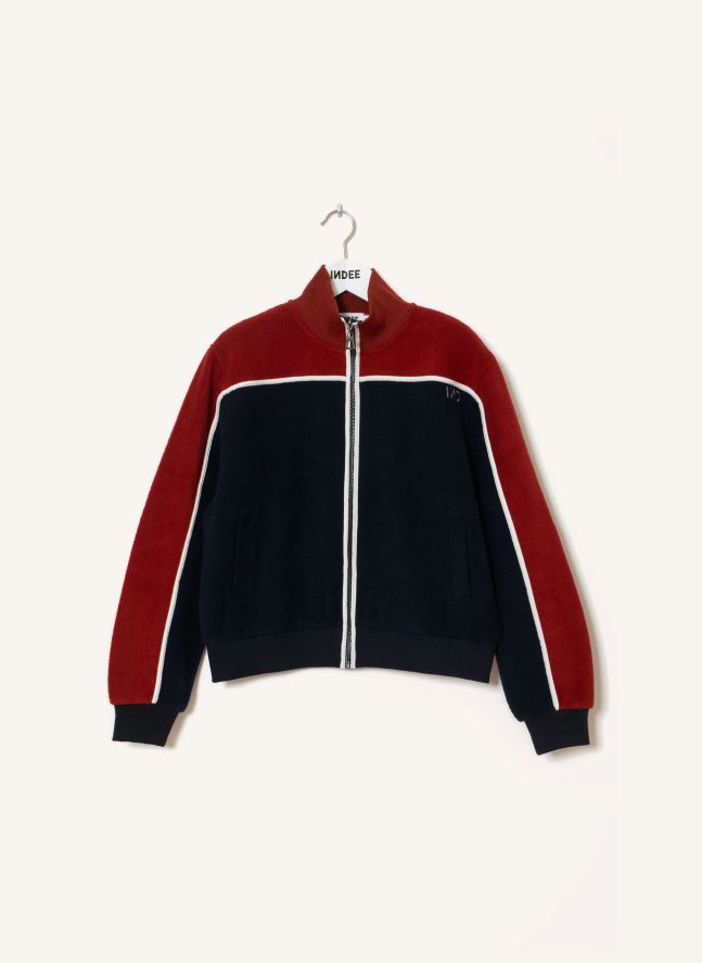 Veste Zippée Waffle | Bleu marine