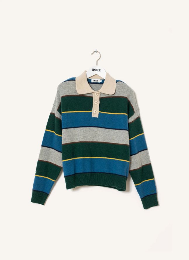 Pull Col Polo Wishes | Vert