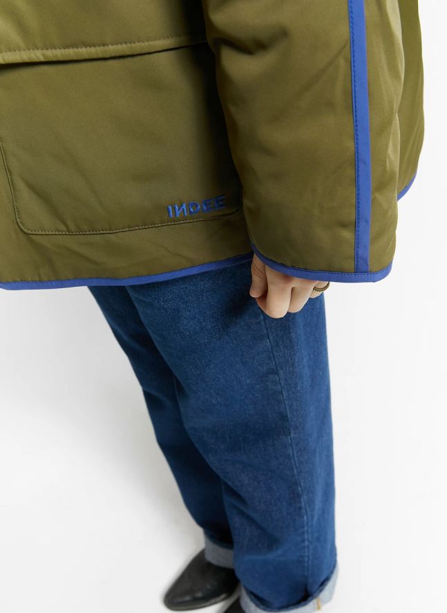 Veste Réversible Warmup | Vert olive